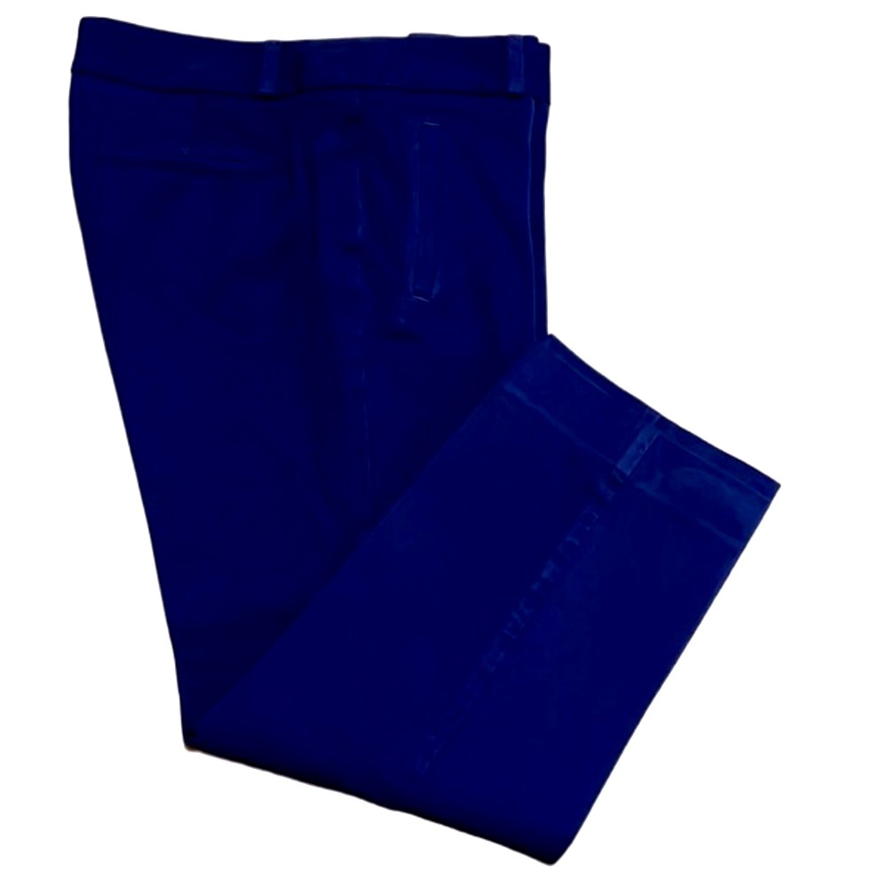 LOFT WOMENS COTTON CAPRI PANTS PURPLE SIZE 6